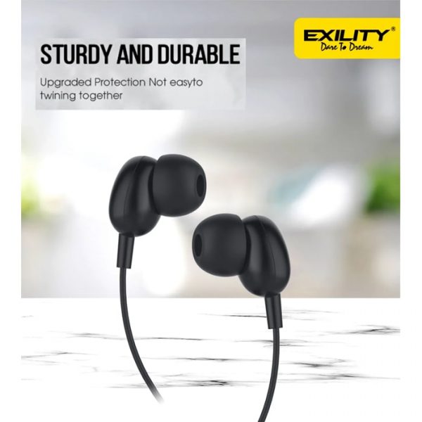 Dvaio Exility Ei222 Wired In the Ear Headphone Yes Black