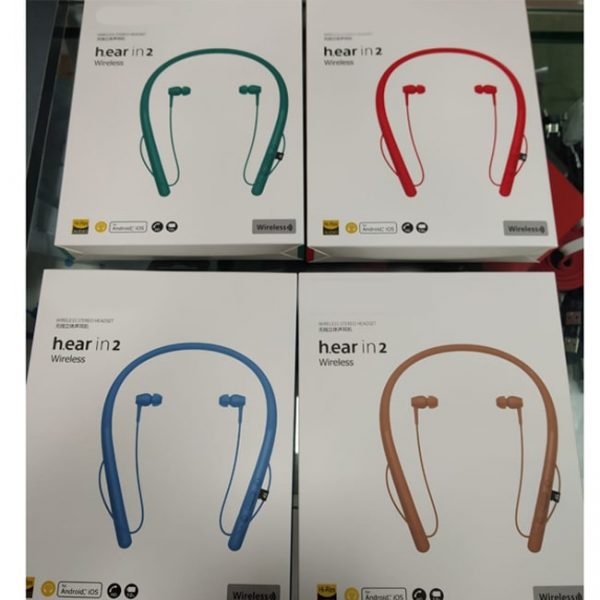 Magnetic Hear in 2 Wireless Earphone Bluetooth Neckband with Mic