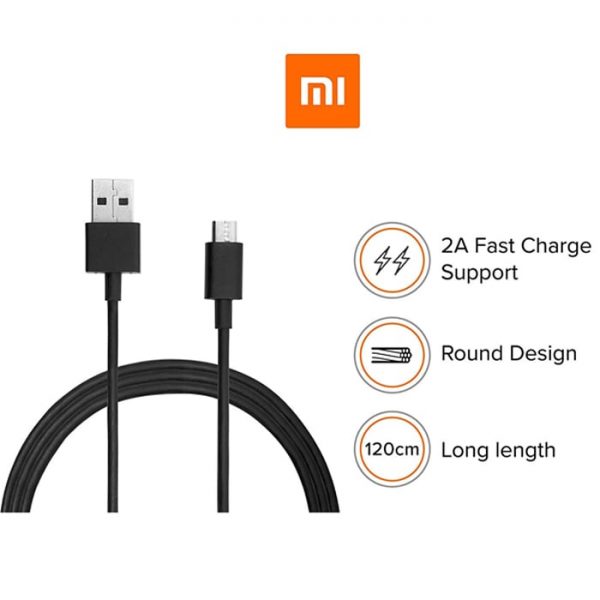 Mi Data & Charging Micro USB Cable ( 1.2 m , Black )