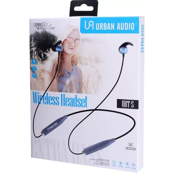 Urban Audio UBT-5 Wireless Headset Earphone (Black, In the Ear)