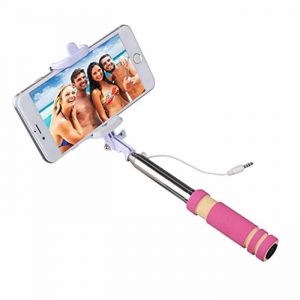 Mini Selfie Stick With Aux Cable-min