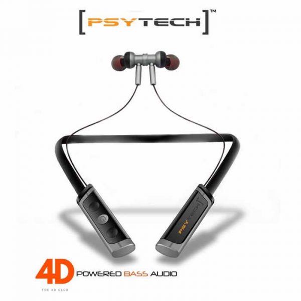 PSYTECH 4D Heavy Bass Neck Band Style bluetooth neckband 4d sound