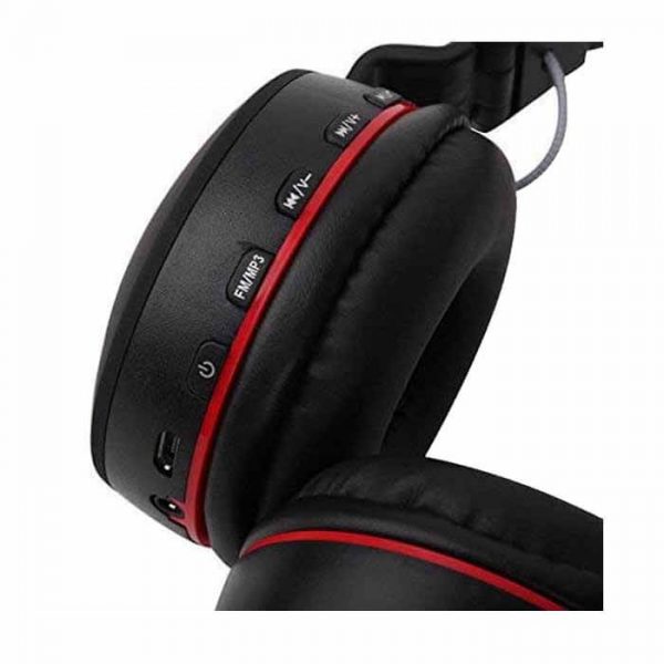 MS 771 HD Dolby Sound Wireless Foldable Bluetooth Headphone With Calling Mic Black (1)