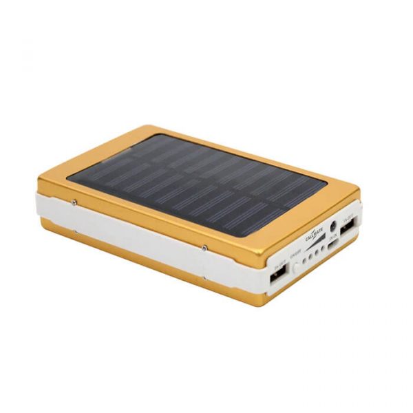 powerbank Solar LED 2A Output Power Bank 20000mAh with Dual USB Port