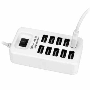 Multi 10 Usb Port Connector Power Adapter For computers smart gadgets