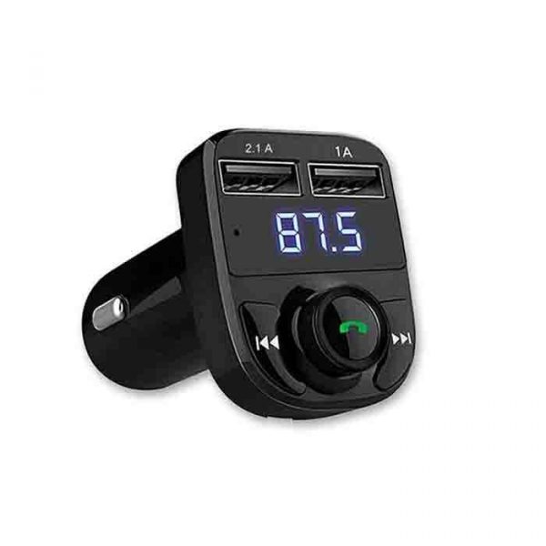 Stylish Car Fast Charger Dual USB Compatible With All Smart Phones Black