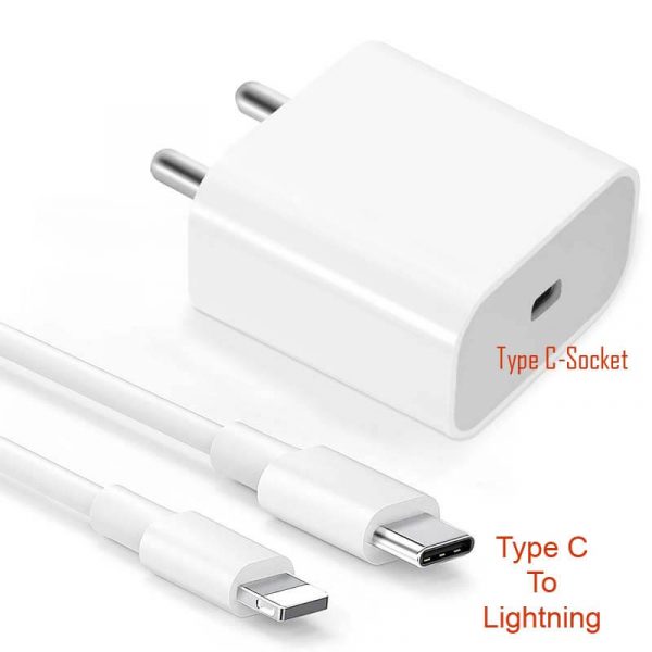 iPhone Original 20W PD Charger Compatible with i-Phone 13,12,11,X,8 Series