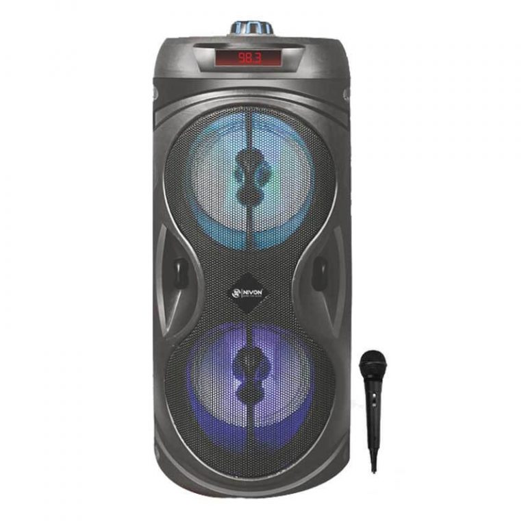 karaoke speaker with mic Party Buetooth Speakers Karaoke Trolley Portable Tower Speaker With LED Display
