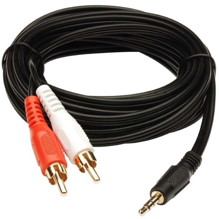 3.5mm to 2-Male RCA Cable/Stereo Audio Cable For Home Theatre