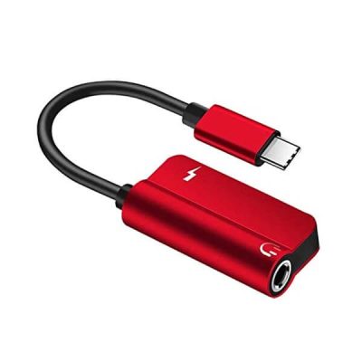 2 in 1 USB OTG Type C Fast Charger 3.5mm Adapter Converter Spliter Cable