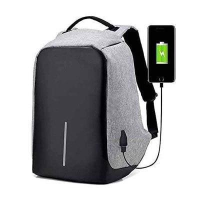 Anti Theft Bag For Laptop 15.6 Inch With USB Charging Port And Water Resistant Fabric
