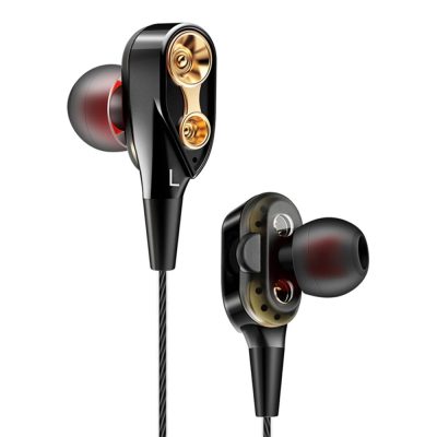 Boom Pro 4D Deep Bass Dual Driver Tangle Free Wired Earphones