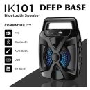 I Kall IK 101 Lighting Portable Bluetooth Rechargeable Speaker with Memory Card Slot