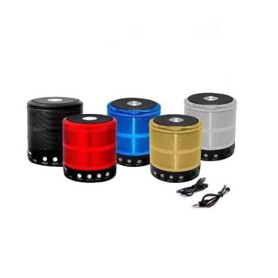 Wireless Portable WS 887 Bluetooth Speaker With Memory Card Slot, USB Pen Drive Slot, AUX Input Mode