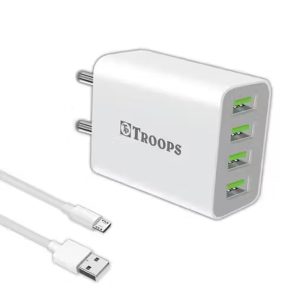TROOPS 4 Ports USB Charger