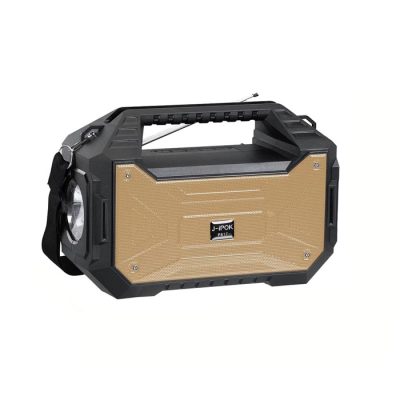 Solar Bluetooth Speaker With Led Flashlight